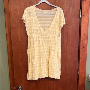 Roxy vintage swim cover up mini dress size S
